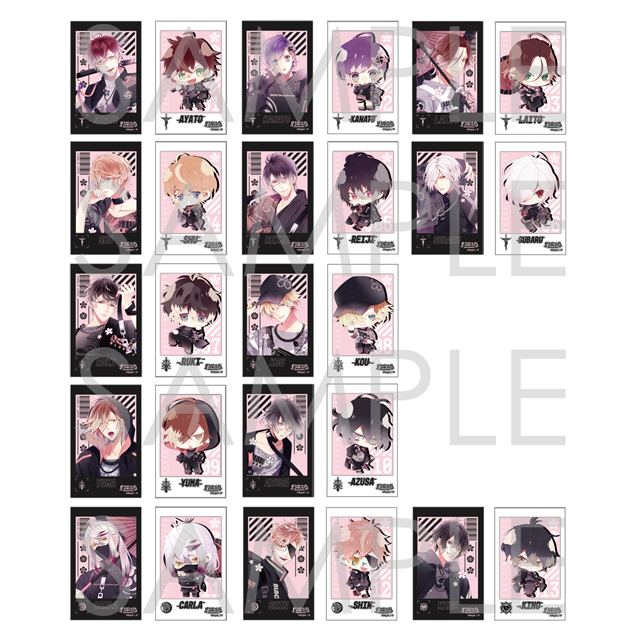 DIABOLIK LOVERS BLACK×CHERRY BLOSSOMS ポラ風カード Vol.2