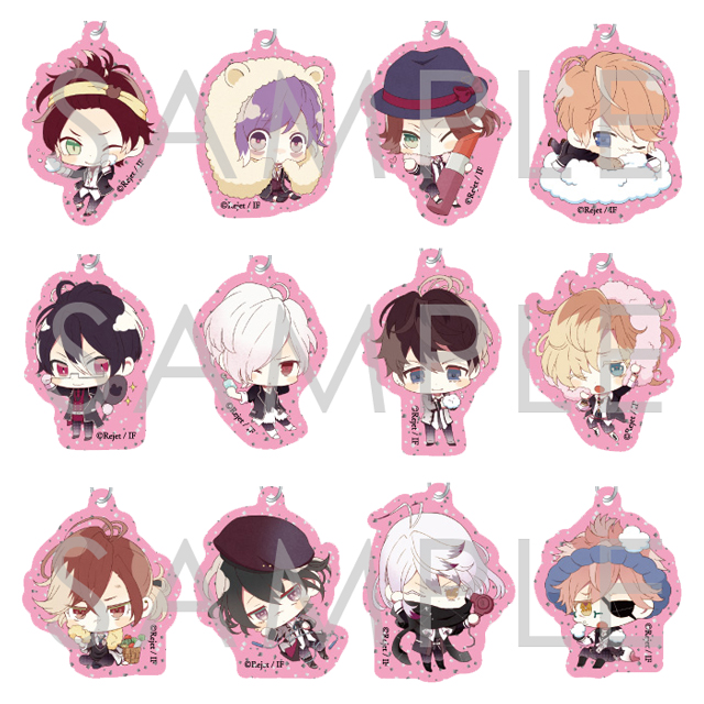 DIABOLIK LOVERS COSMETIC LOVERS キラキラアクリルストラップ | 乙女 DIABOLIK LOVERS COSMETIC LOVERS キラキラアクリルストラップ | 乙女