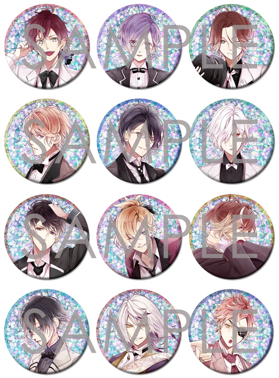 DIABOLIK LOVERS BLOODY BOUQUET ビッグ缶バッジ2015 vol.1 | 乙女向け