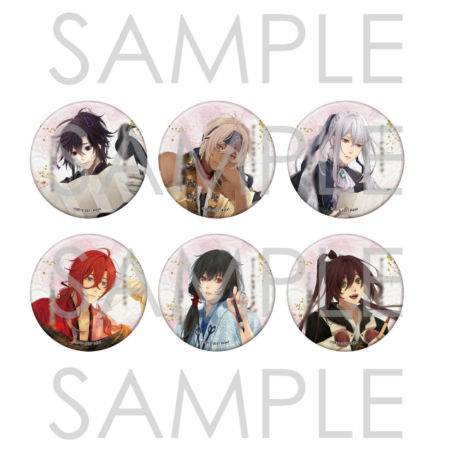 【受注生産】剣が君【君が為に恋いしたう 祈りの恋文メッセージ入り】缶バッジ