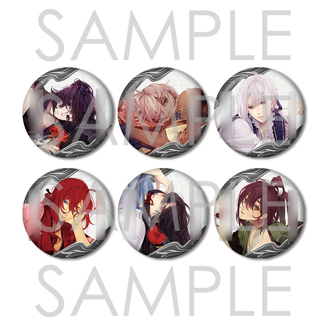 【受注生産】剣が君【永遠に寄り添う月下の契り 誓いのメッセージ入り】缶バッジ