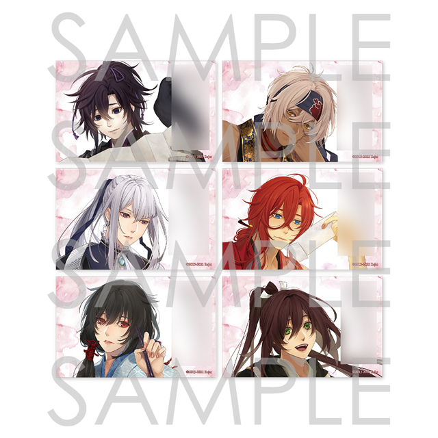 【受注生産】剣が君【君が為に恋いしたう 契りの恋文メッセージ入り】クリアカード