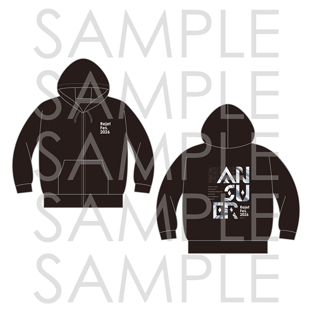 【事前通販】Rejet Fes.2026 Answer オフィシャルジップアップパーカー