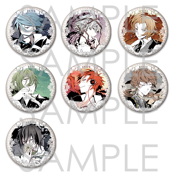 受注生産】SEVENTH HEAVEN マーブルホワイト ホロ缶バッジ | 乙女向け
