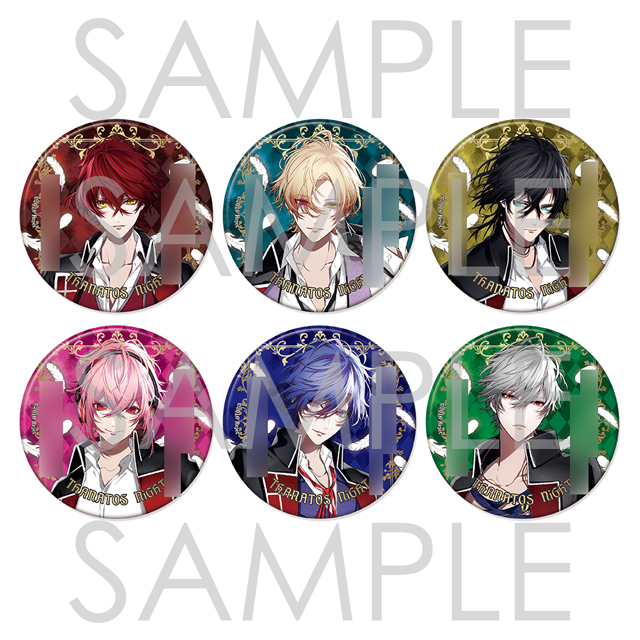 THANATOS NiGHT リアム 缶バッジ セット 受注生産】THANATOS NiGHT【今だけは、アナタが独占▽執着堕天使